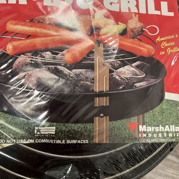 MarshAllan Industries Charcoal Tabletop Bar-B-Q-Grill - Picture 5 of 7